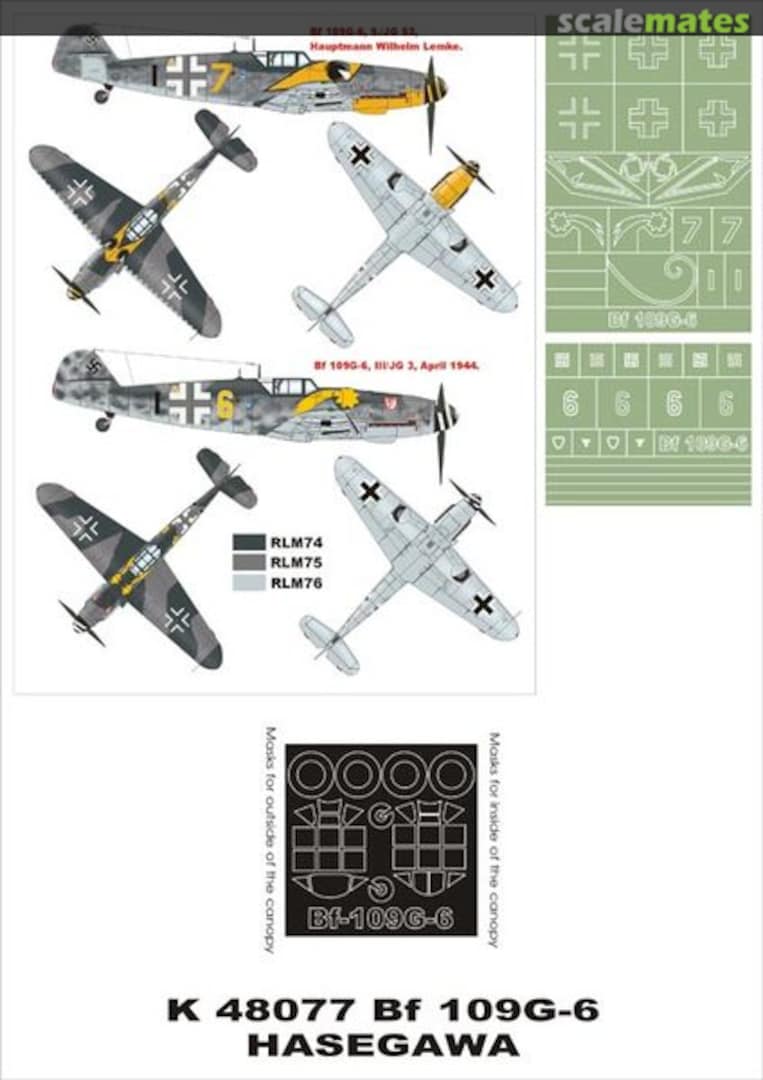 Boxart Bf 109G-6 K48077 Montex