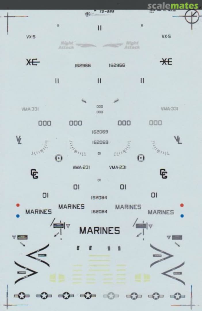 Boxart AV-8B Super Harrier IIs 72-585 SuperScale International