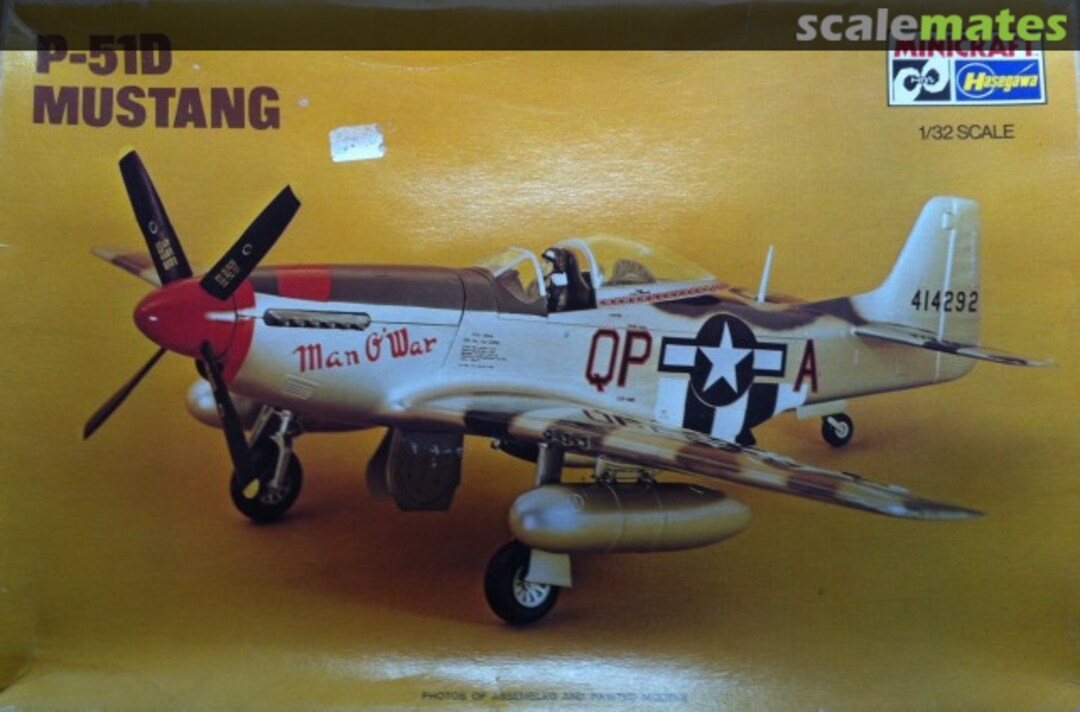 Boxart P-51D Mustang 1086 Minicraft Hasegawa