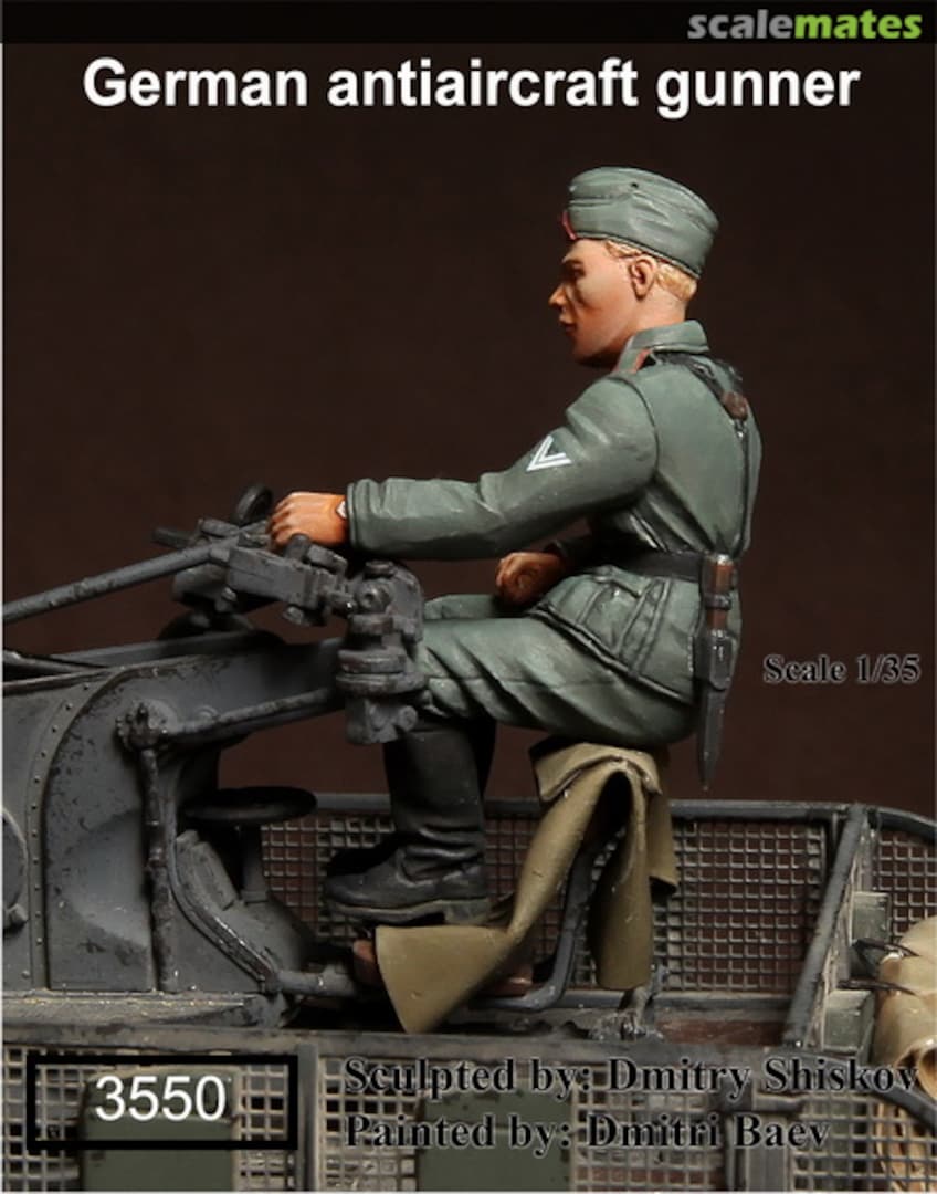 Boxart German Antiaircraft Gunner 3550 SOGA Miniatures