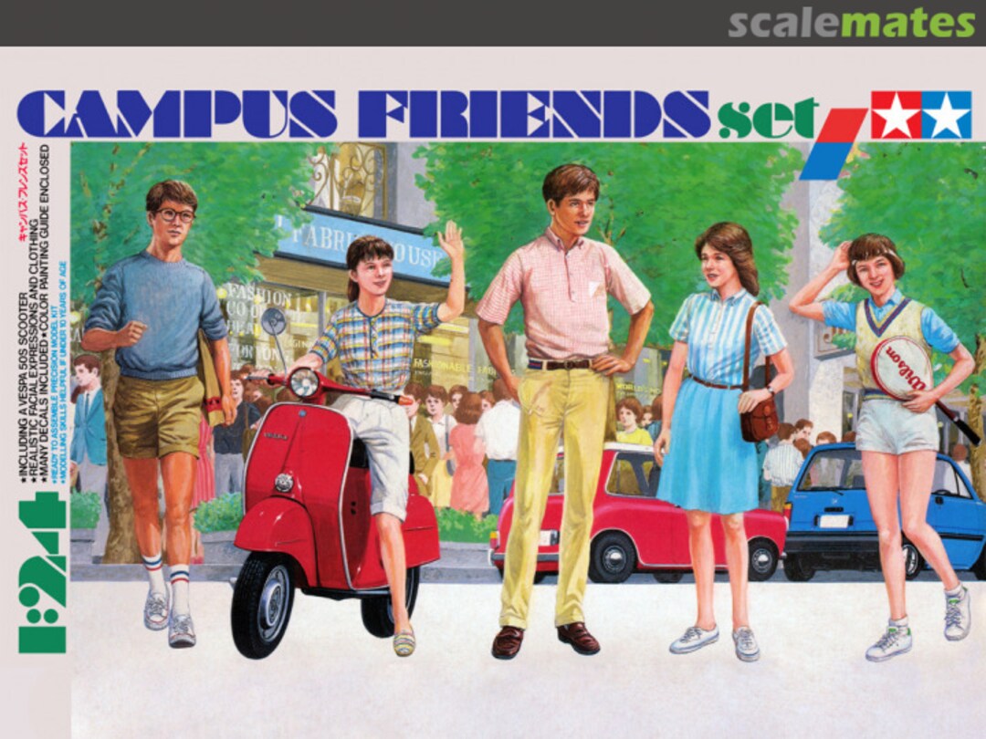 Boxart Campus Friends Set 24034 Tamiya