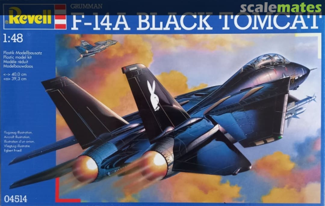 Boxart Grumman F-14A Black Tomcat 04514 Revell