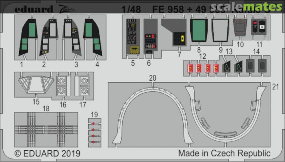 Boxart Dassault Rafale C interior 49958 Eduard