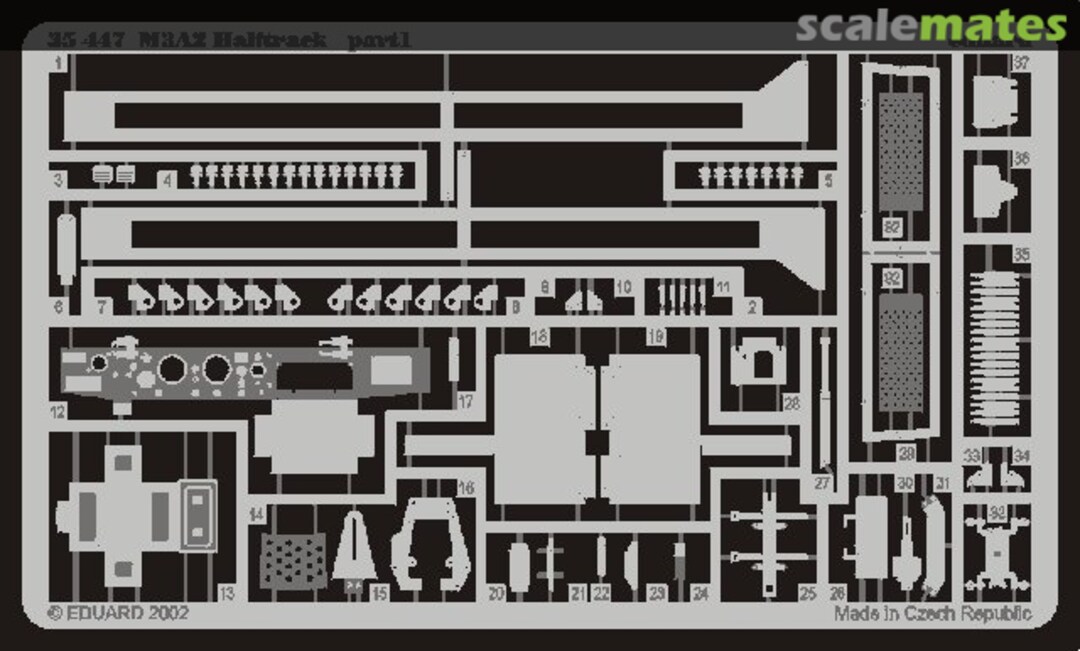 Boxart M-3A2 Half Track 35447 Eduard
