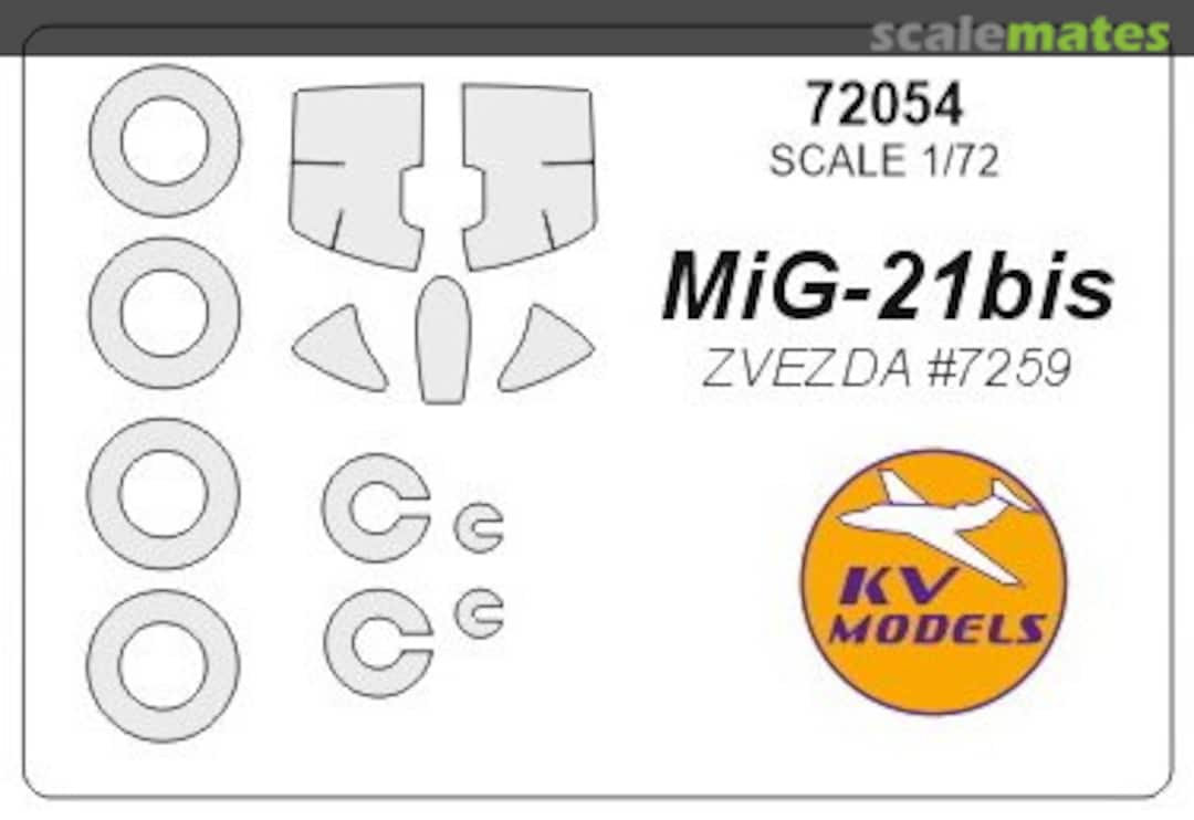 Boxart MiG-21bis 72054 KV Models