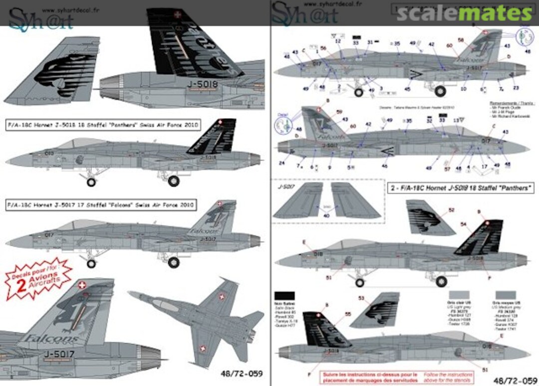 Boxart McDonnell Douglas F/A-18C Hornet 72-059 Syhart