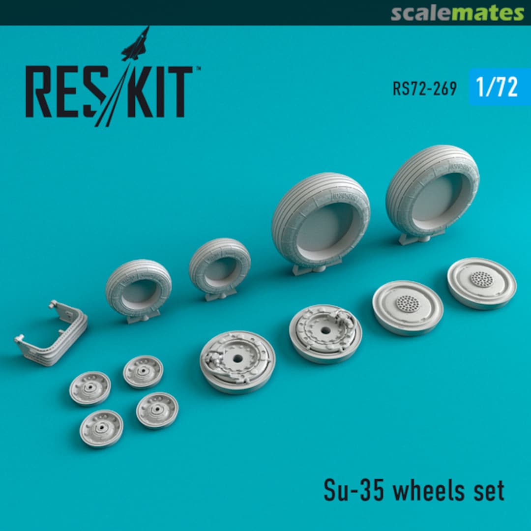 Boxart Su-35 wheels set RS72-0269 ResKit