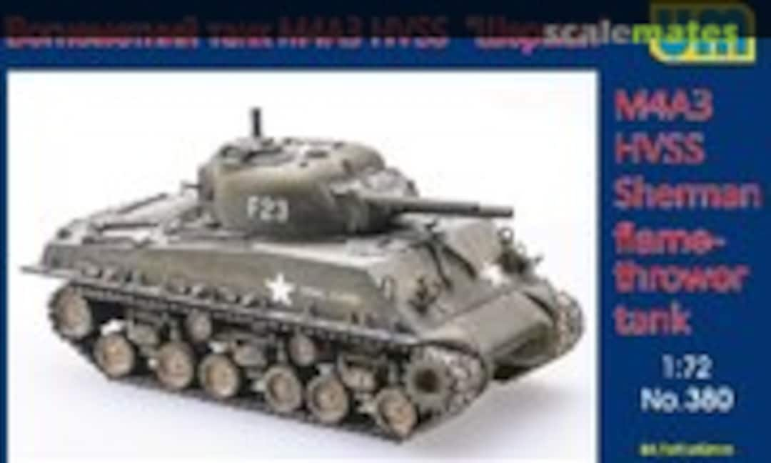 1:72 M4A3 HVSS Sherman flamethrower tank (UM  380)