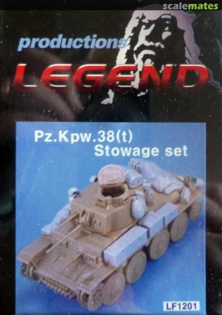 Boxart Pz.K pw.38(t) Stowage Set LF1201 Legend Productions