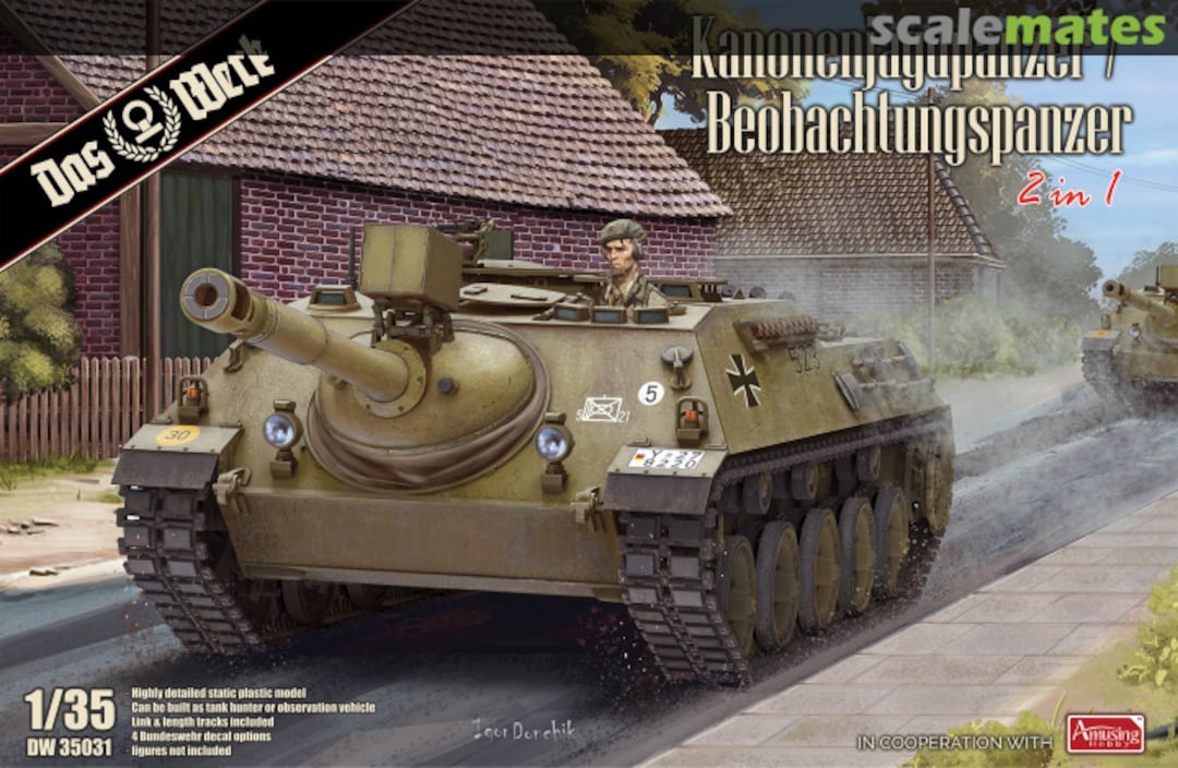 Boxart Kanonenjagdpanzer/Beobachtungspanzer DW35031 Das Werk