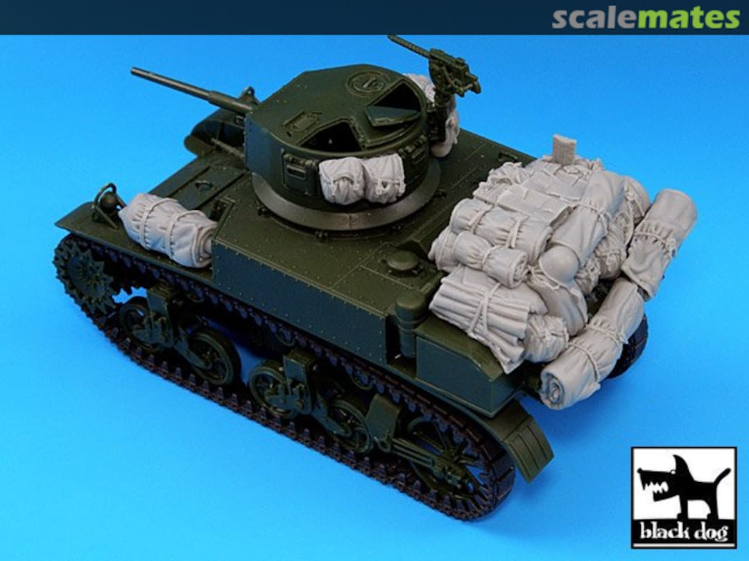 Boxart M3A1 Stuart Accessories & Stowage Set T35027 Black Dog