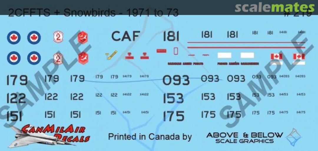 Boxart Canadair CT-114 Tutor 219 Above & Below Graphics