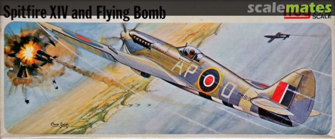 Boxart Spitfire XIV and Flying Bomb F194 FROG