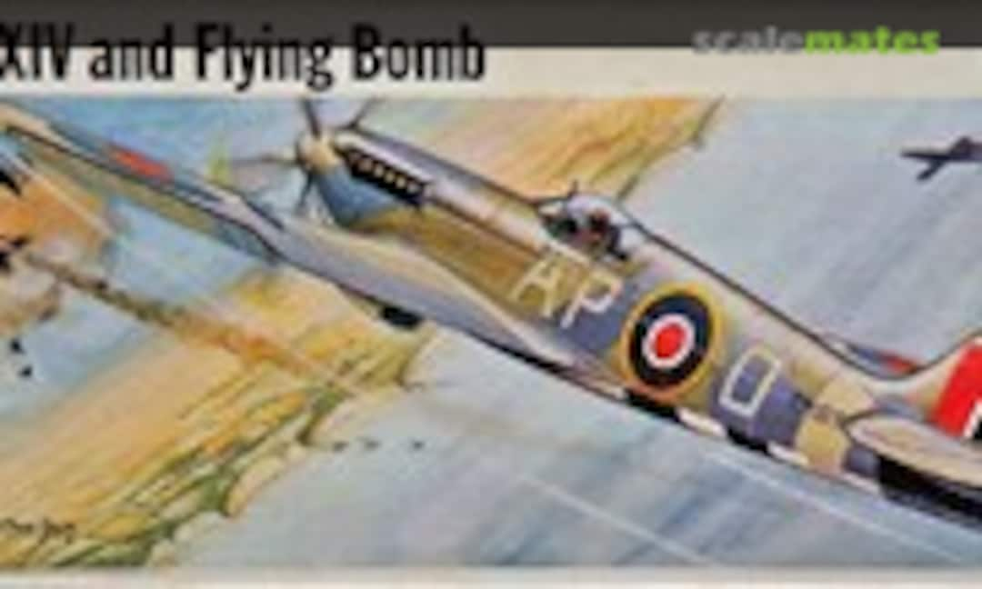 1:72 Spitfire XIV and Flying Bomb (FROG F194)