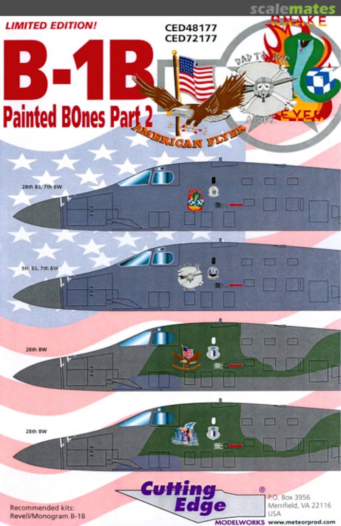 Boxart B-1B CED48177 Cutting Edge Modelworks