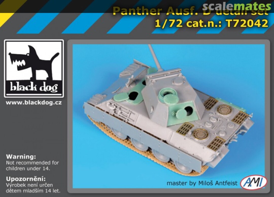 Boxart Panther Ausf.D detail set T72042 Black Dog