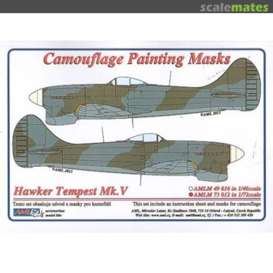 Boxart Hawker Tempest Mk.V WWII Period Paint Mask AMLM49016 AML