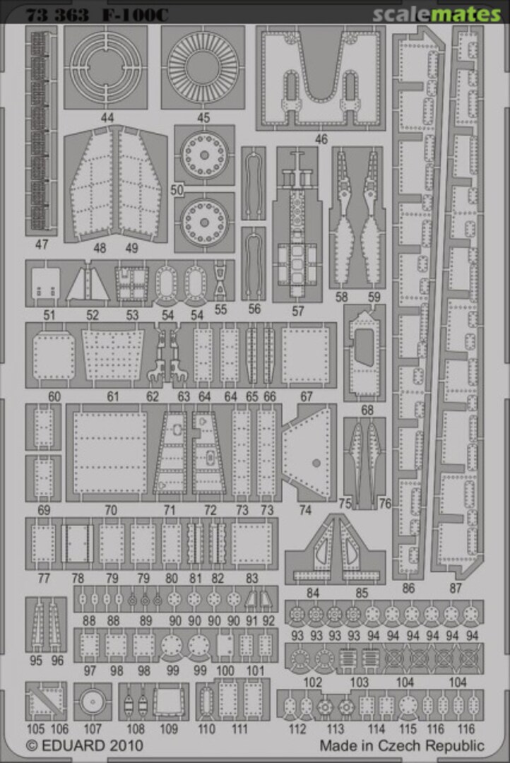 Boxart F-100C 73363 Eduard