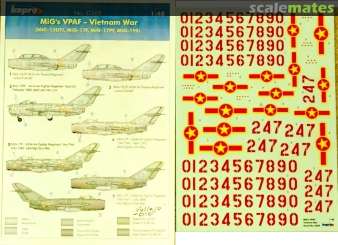 Contents MiG's VPAF - Vietnam War 0368 Kopro