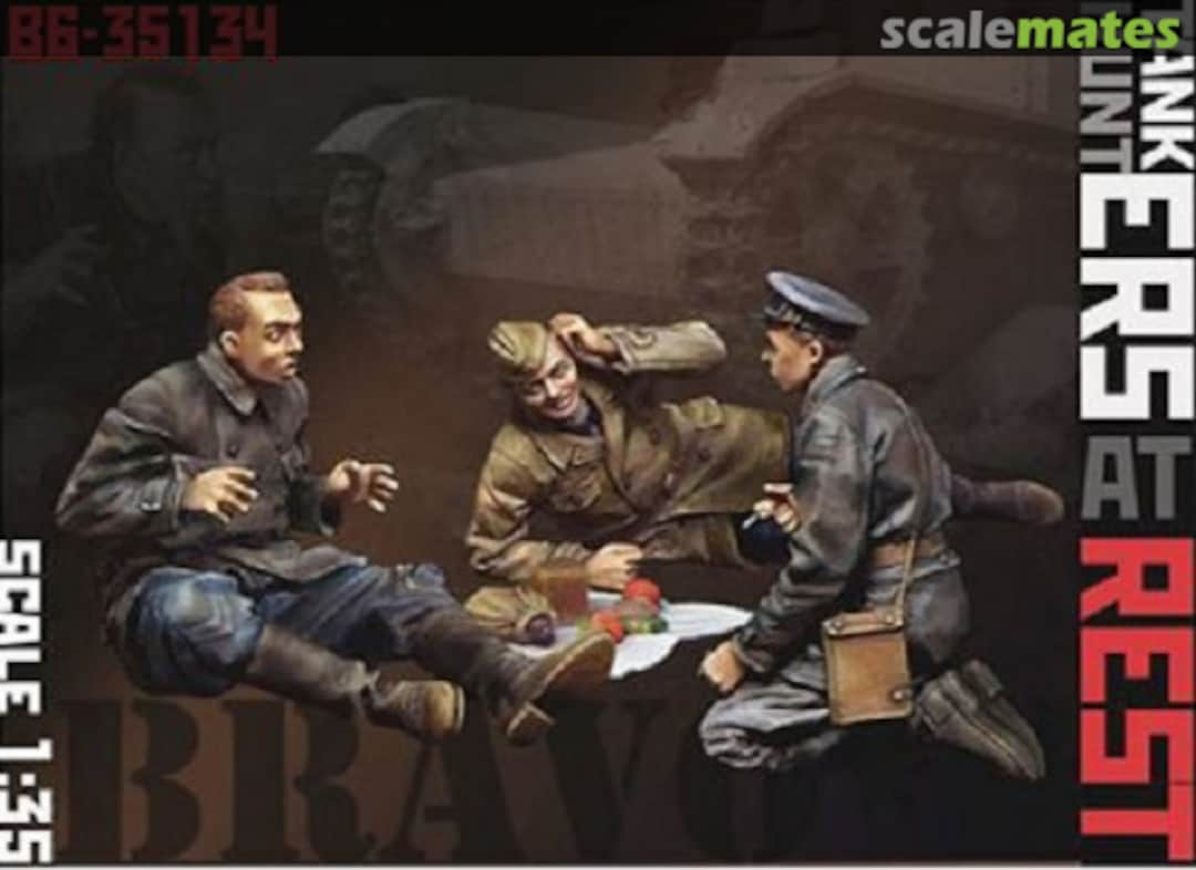 Boxart Tank Hunters at rest B6-35134 Bravo-6