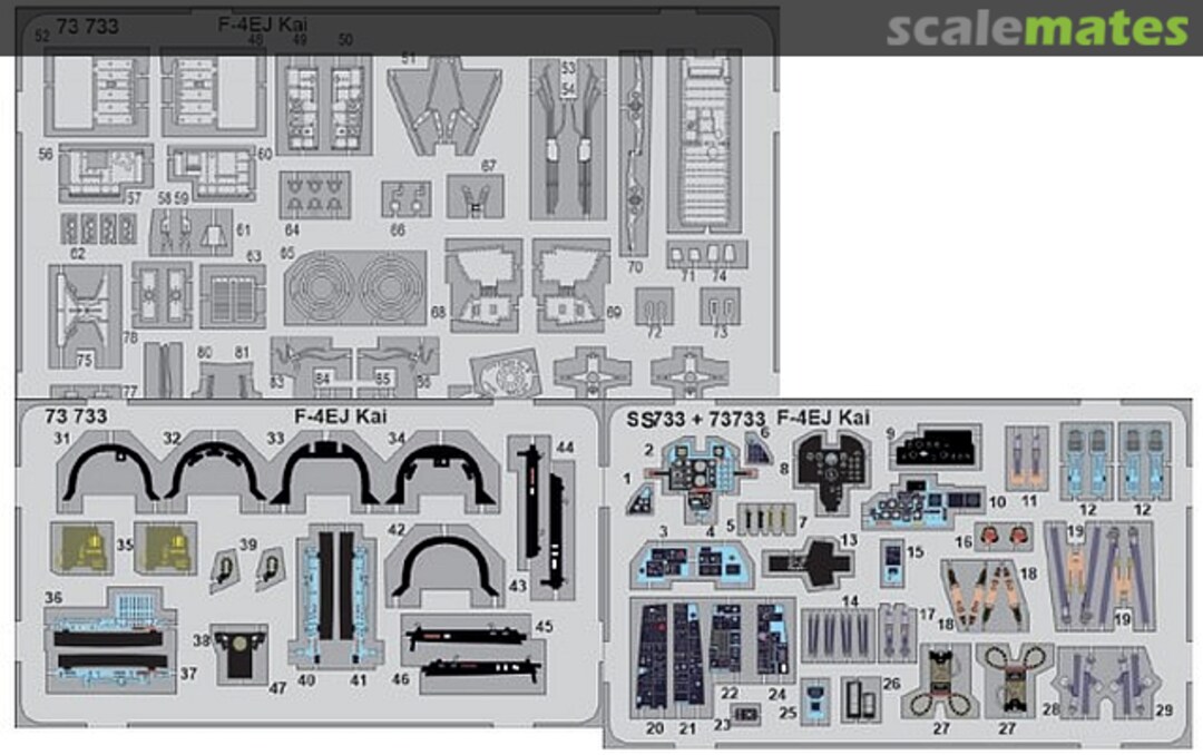 Boxart F-4EJ Kai detail set 73733 Eduard