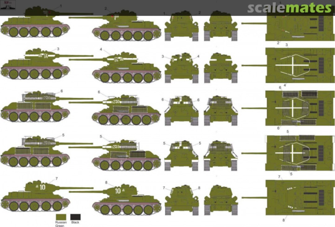 Contents T-34/85 - THE BATTLE OF BERLIN MNFDT72024 ROP o.s.