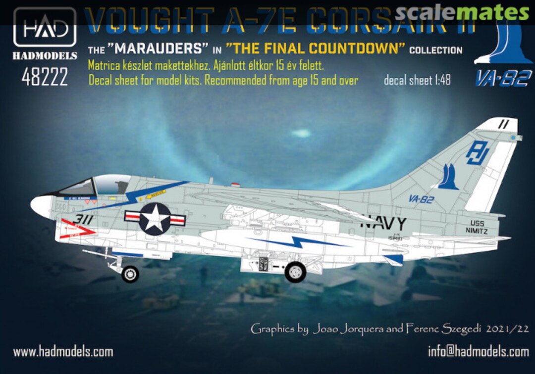 Boxart Vought A-7E Corsair II 48222 HADmodels 