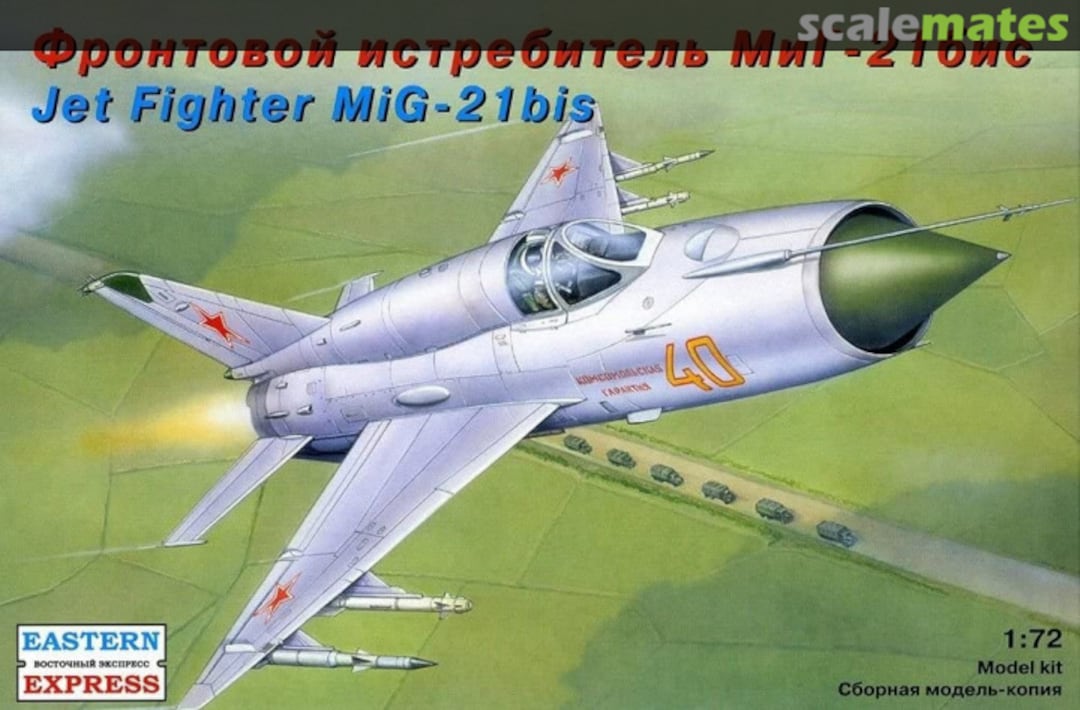 Boxart Jet Fighter MiG-21bis 72105 Eastern Express