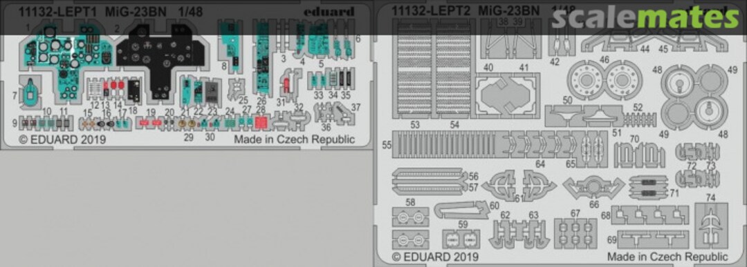 Boxart Mig-23BN PE-Set 11132-LEPT Eduard