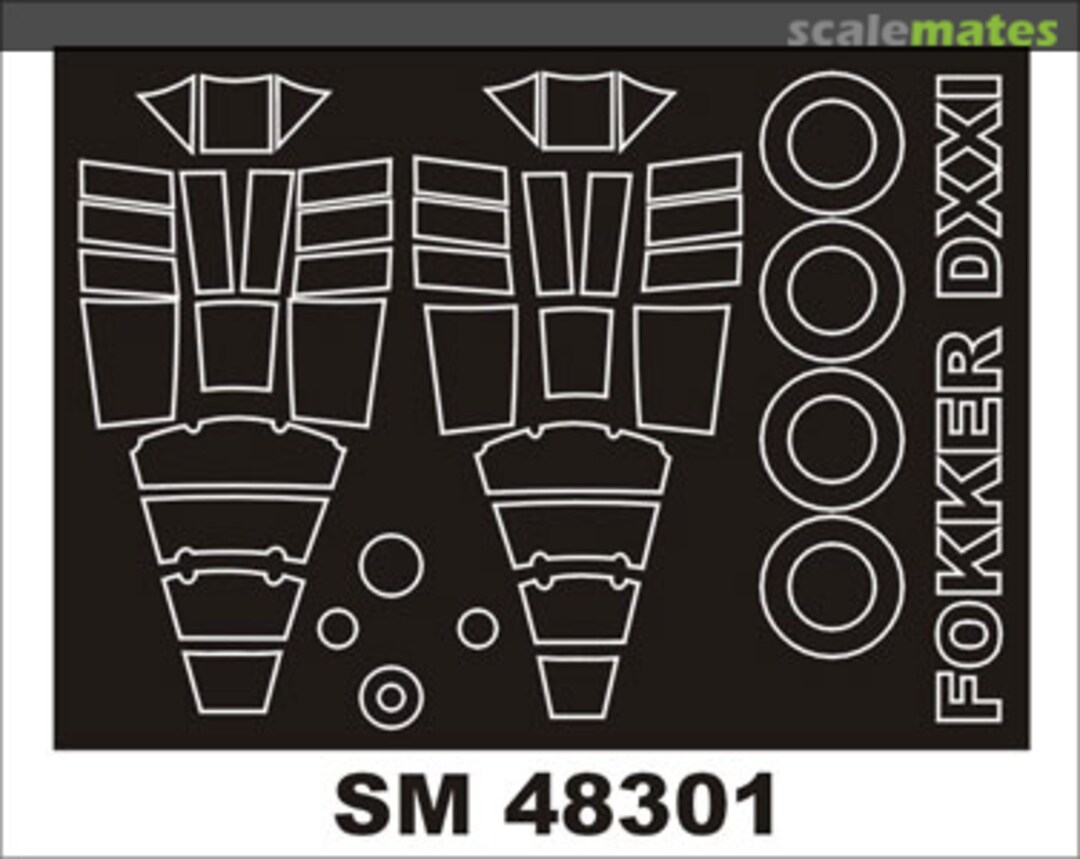 Boxart Fokker XXI (Wasp Engine) SM48301 Montex