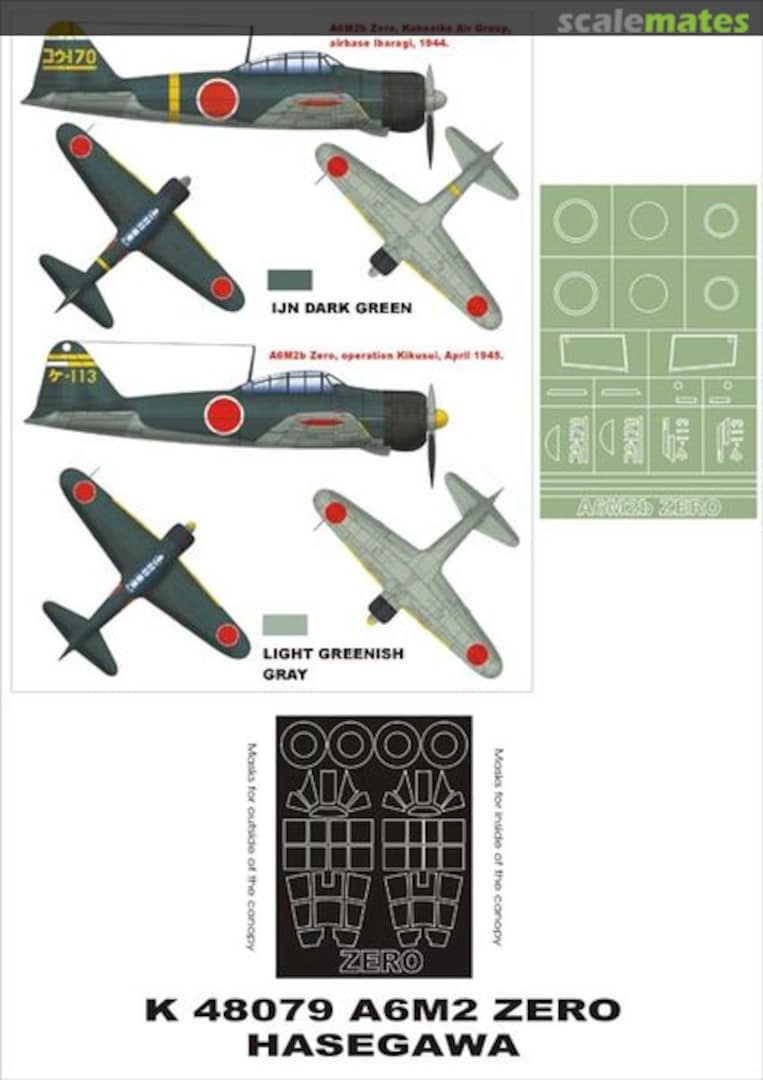 Boxart Mitsubishi A6M2 Zero K48079 Montex