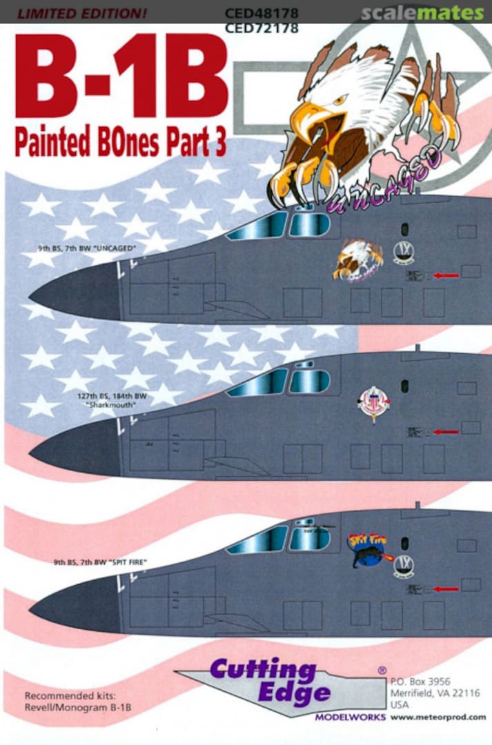 Boxart B-1B CED48178 Cutting Edge Modelworks