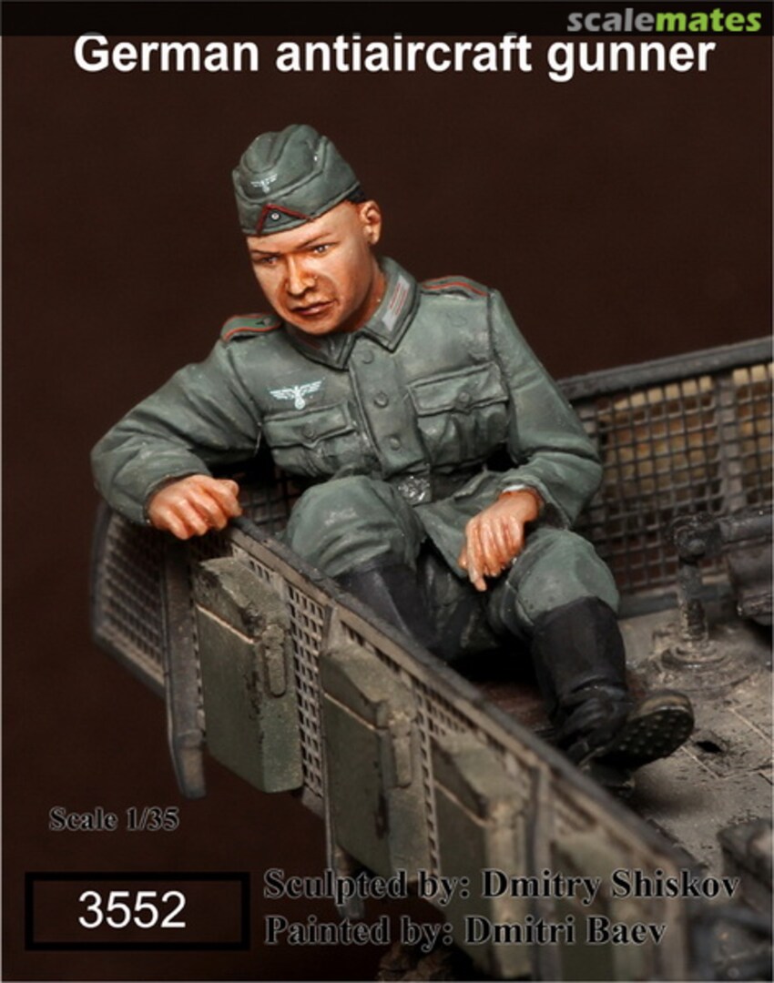 Boxart German Antiaircraft Gunner 2 3552 SOGA Miniatures