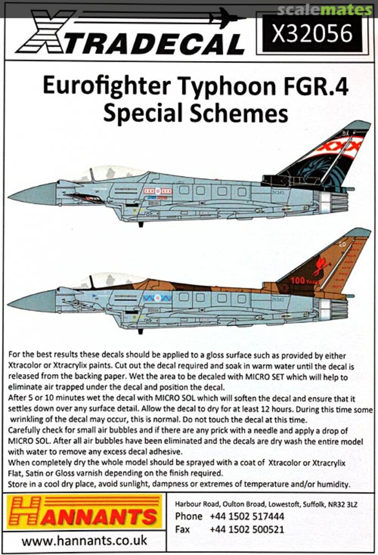 Boxart Eurofighter Typhoon FGR.4 X32056 Xtradecal