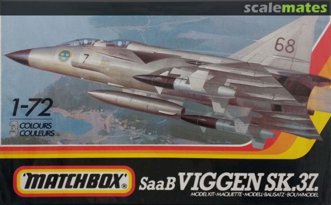 Boxart Saab Viggen Sk.37. PK-131 Matchbox