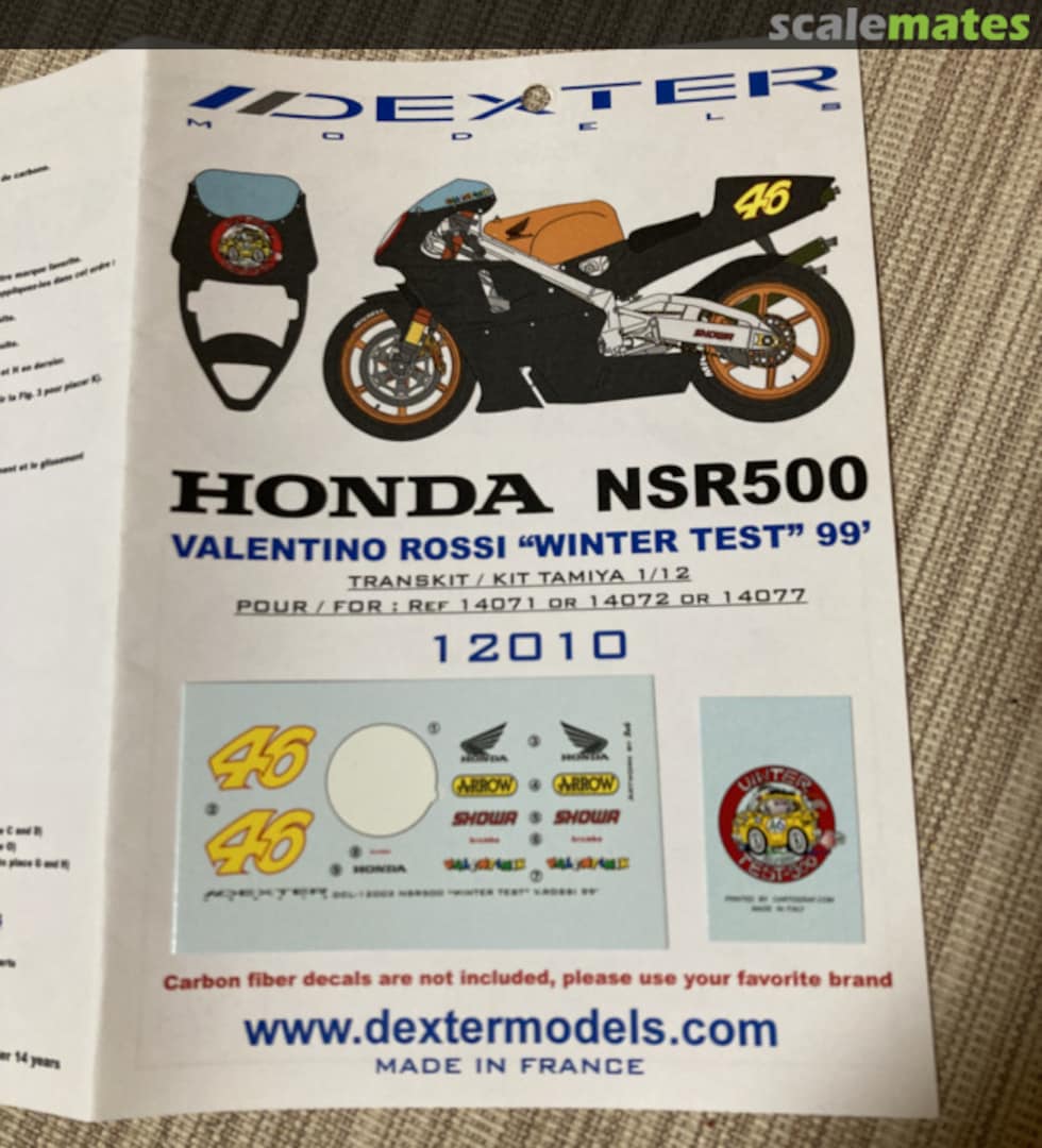 Boxart Honda NSR500 12010 Dexter Models