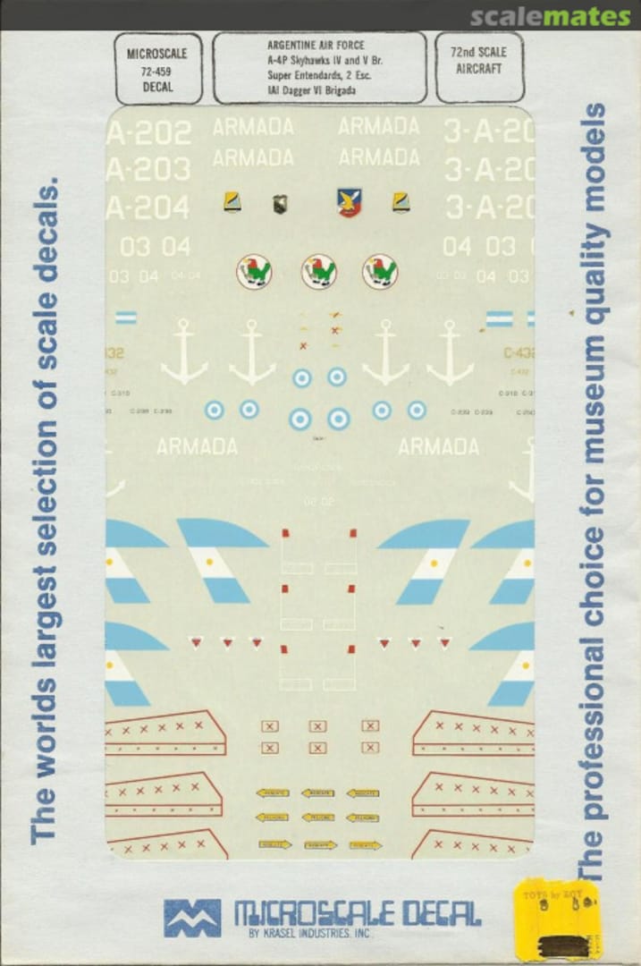 Boxart Falklands War - Argentine A.F. 72-459 Microscale