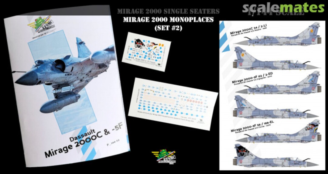 Boxart Dassault Mirage 2000C & -5F P_144-52 FFSMC Productions