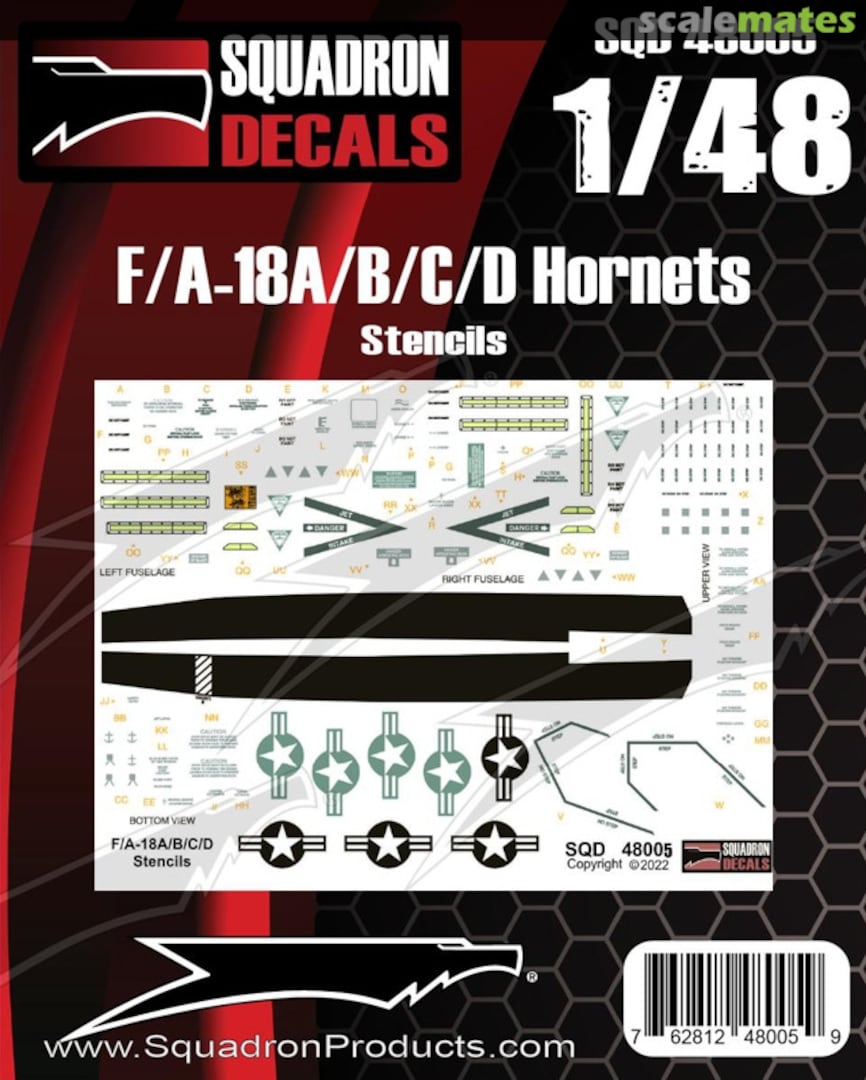 Boxart F/A-18A/B/C/D Hornets SQD 48005 Squadron