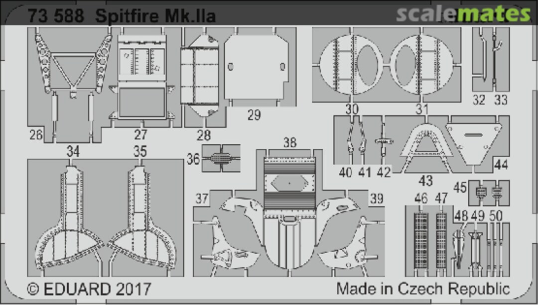 Boxart Spitfire Mk.IIa 73588 Eduard