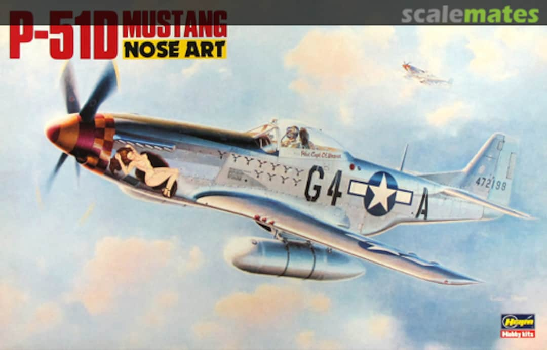 Boxart P-51D Mustang Nose Art 51533 Hasegawa