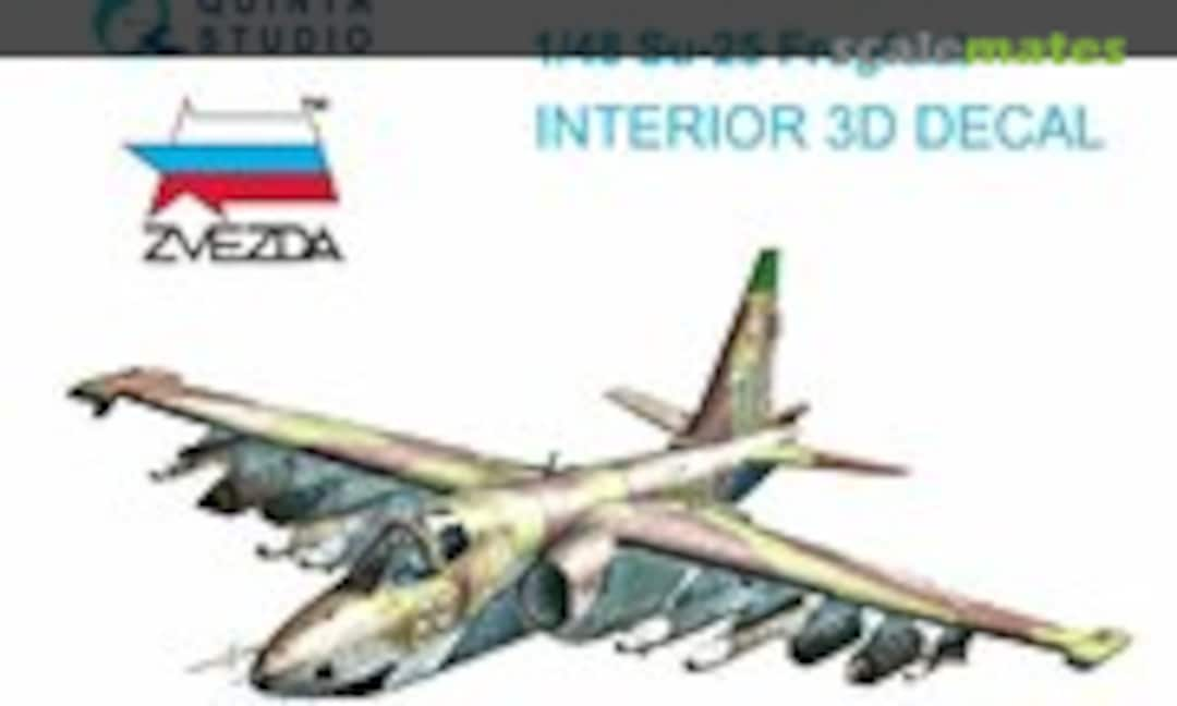 1:48 Su-25 Frogfoot interior 3D decal (Quinta Studio QD48249)