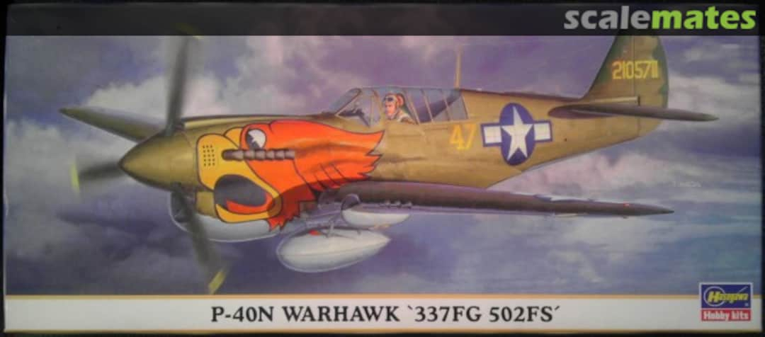 Boxart P-40N Warhawk '337FG 502FS' 00293 Hasegawa