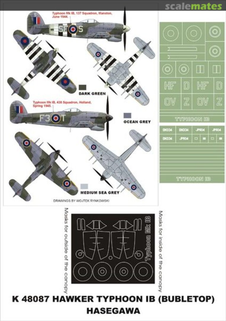 Boxart Hawker Typhoon Mk.Ib K48087 Montex