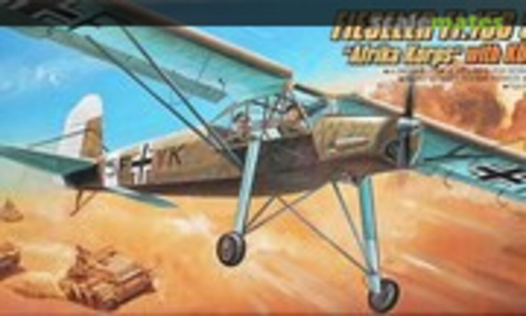 1:72 Fieseler Fi.156 Storch &quot;Afrika Korps&quot; with Kübelwagen (Academy 2212)