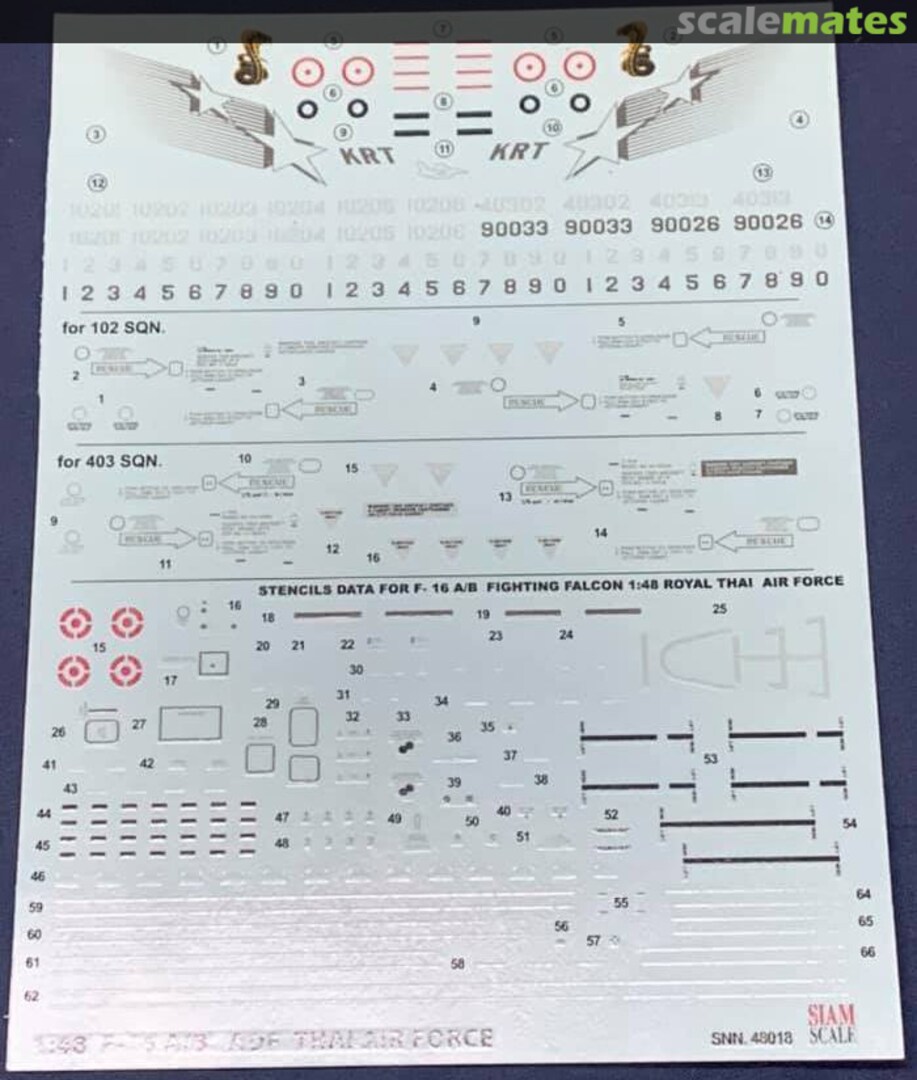 Contents F-16 Fighting Falcon 48018 Siam Scale