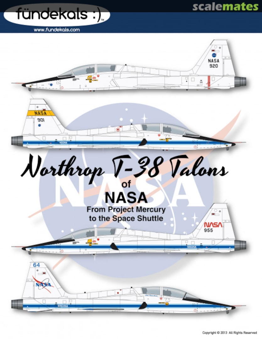 Boxart Northrop T-38 Talons of NASA FD48003 fündekals