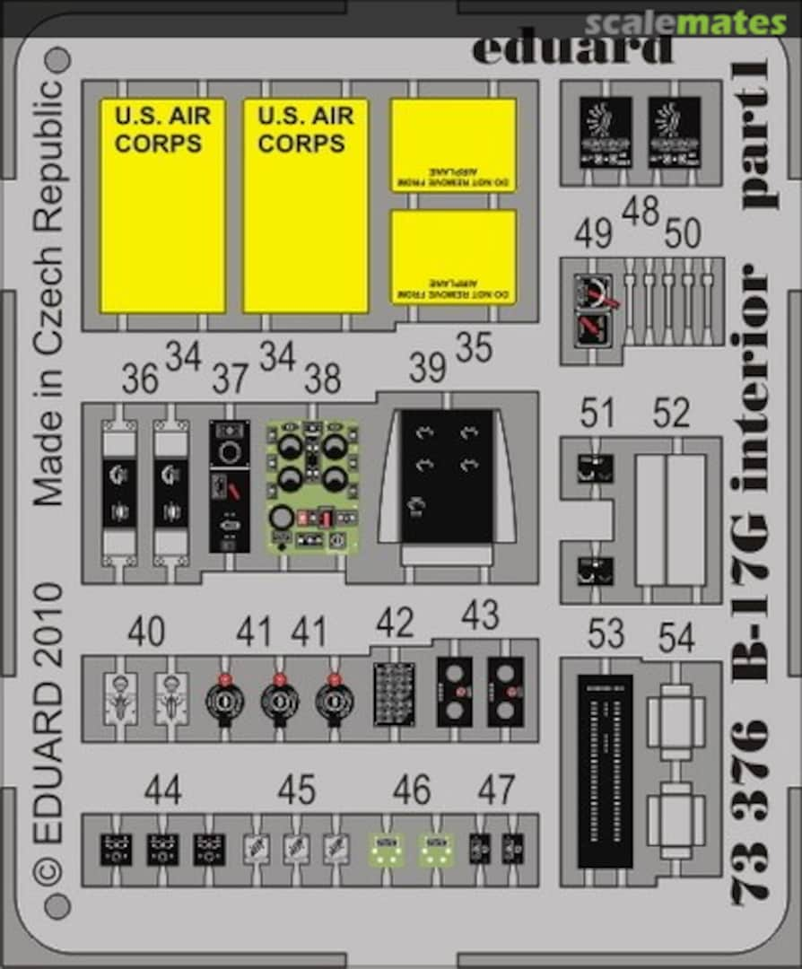 Boxart B-17G interior S.A. 73376 Eduard