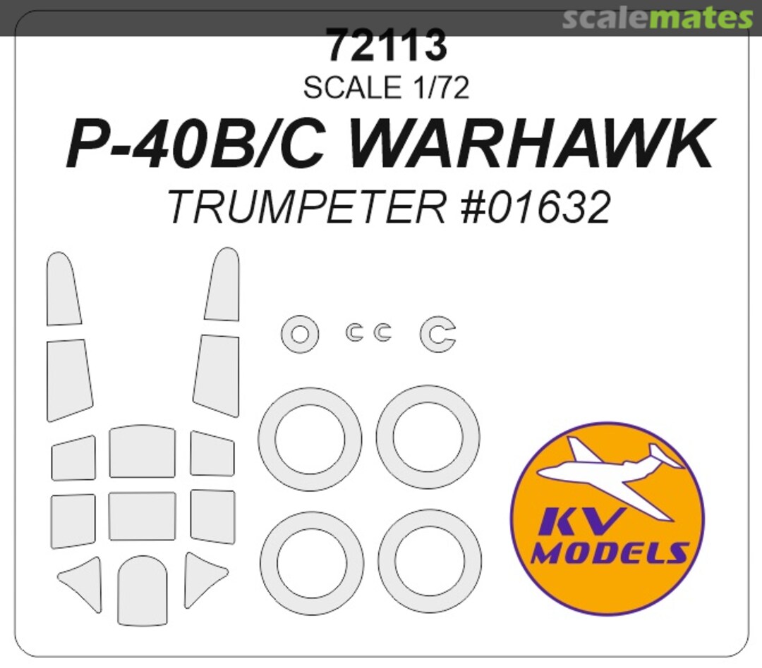 Boxart P-40B/C Warhawk 72113 KV Models