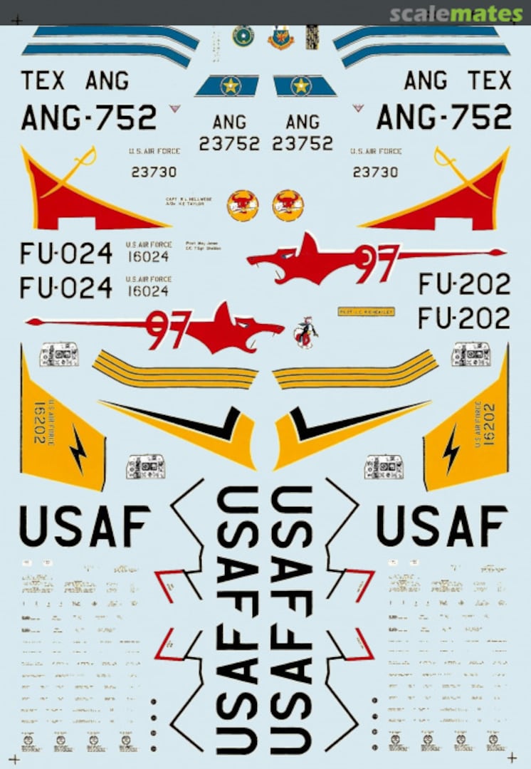 Boxart F-86D Sabres 72-0169 Microscale